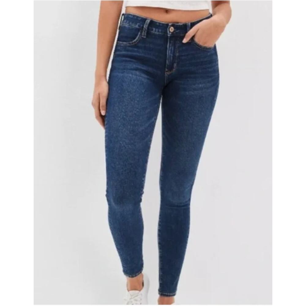 American Eagle Jeggings Women’s 00S Dark Wash Stretch‎ Skinny Denim Jeans